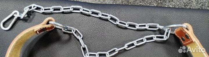 Пояс с цепью для Отягощений Натуральная Кожа Новый