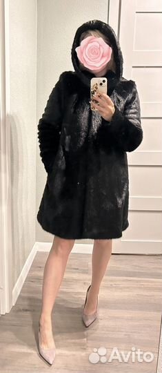 Искусственная шуба под норку 42 44