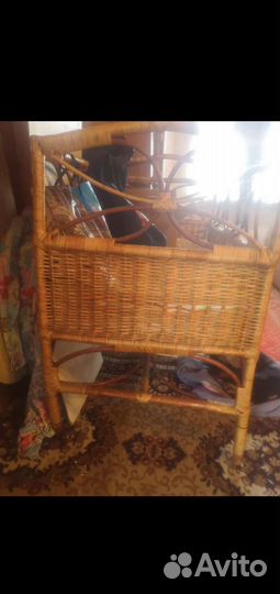 Кровать плетеная детская