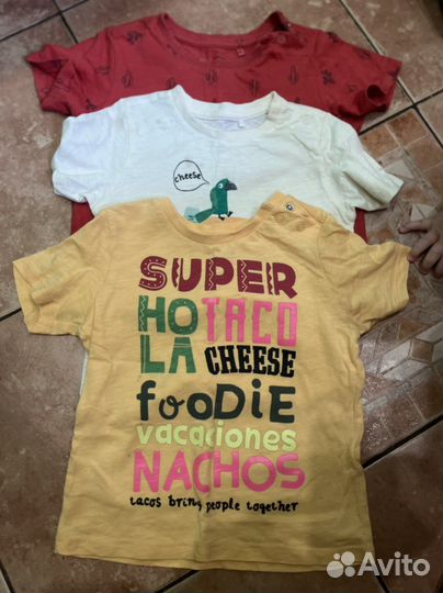 Вещи пакетом на мальчика 80 86 92