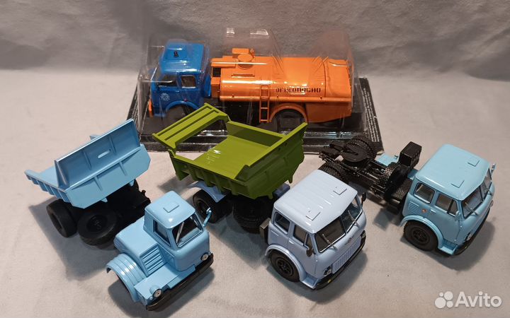 Маз 516б, 510 самосвал, шасси 1/43