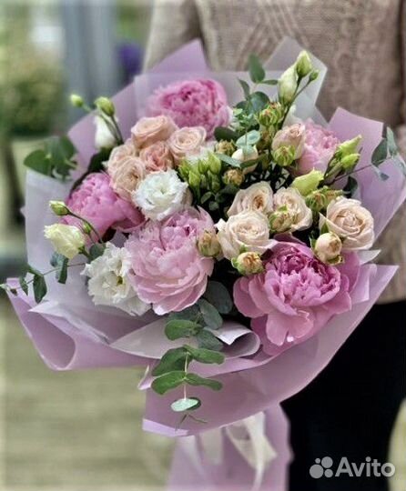 Букет из пионов 