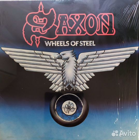 LP - Saxon - Wheels Of Steel /US/ - 1980