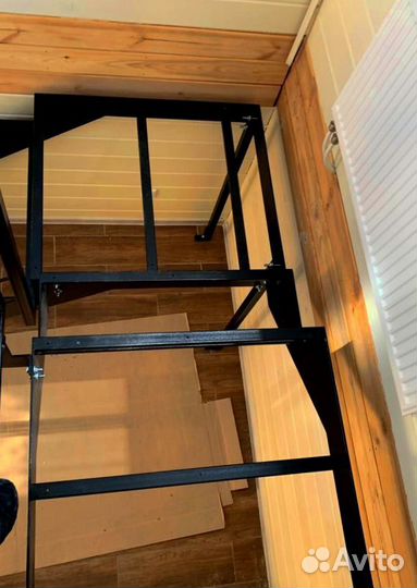 Металлокаркас для лестницы 