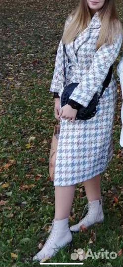 Пальто женское демисезонное размер 48