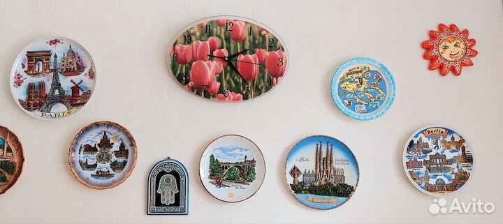 Сувенирные тарелки Европы на стену