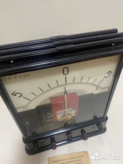 Демонстрационный амперметр и вольтметр