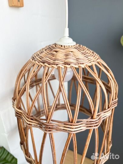 Плетенный абажур(светильник)