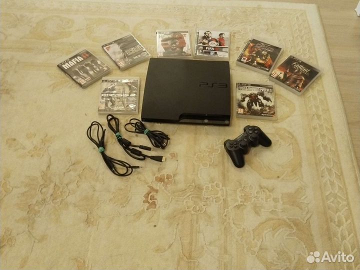 Игровая приставка ps3 с играми