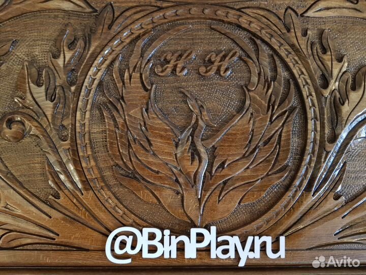 Нарды Резные Птица Феникс