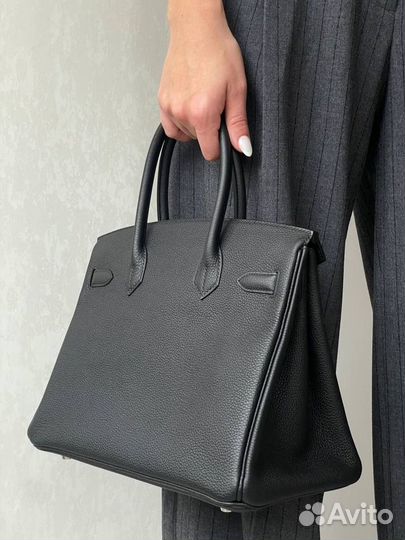 Сумка hermes birkin 35 натуральная кожа