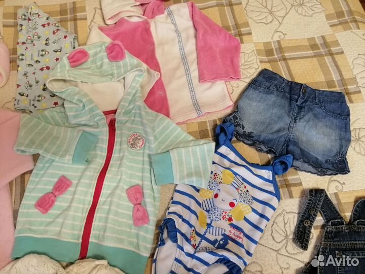 Одежда пакетом для девочки 0-3 лет