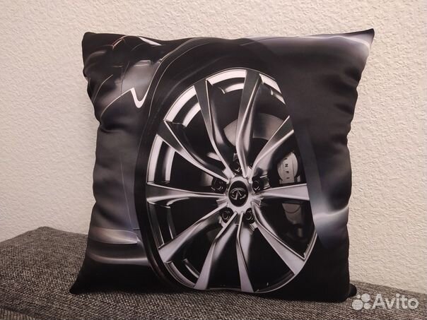 Декоративная двусторонняя автоподушка