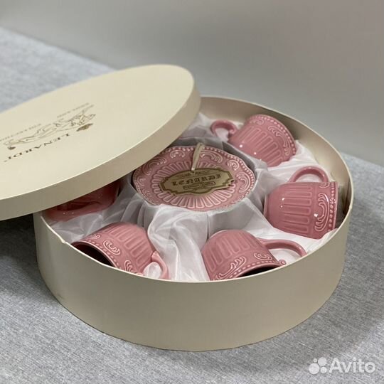 Чайный сервиз. Кофейный набор 6 персон