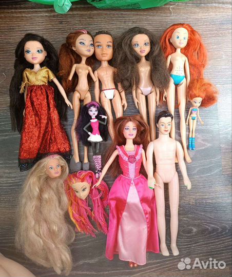 Куклы пакетом братц, монстр хай