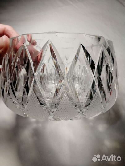 Хрустальная ваза, салатник, конфетница