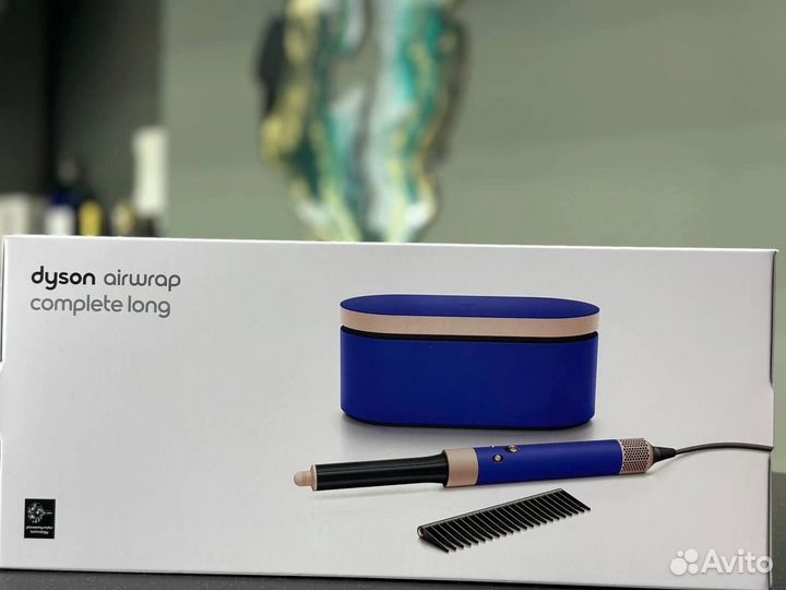 Стайлер Dyson HS05 Airwrap Long Blue Blush