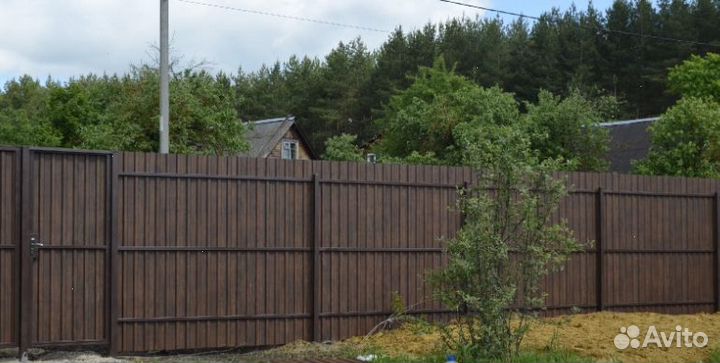 Забор металлический замер бесплатно качественно