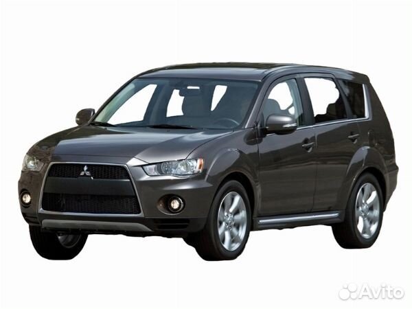 Клык бампера Mitsubishi Outlander 05-12 / Citroen C-Crosser 07-12 (Сзади/ Слева)