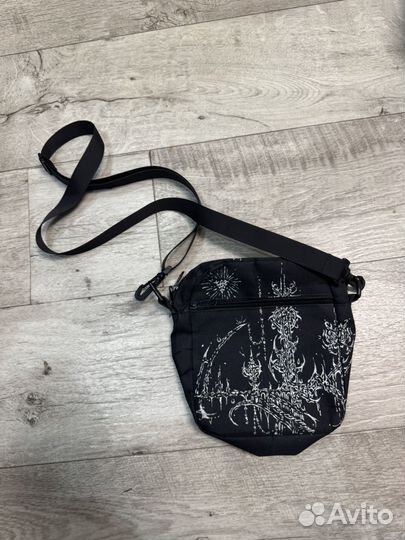 Сумка custom кастом через плечо opium