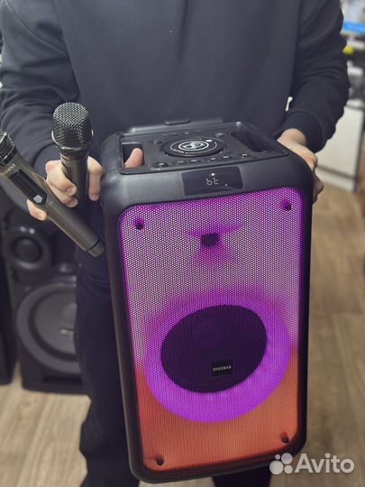 Громкая Караоке Колонка Блютус Shaswar 888