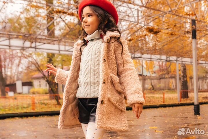 Шуба для девочки 116