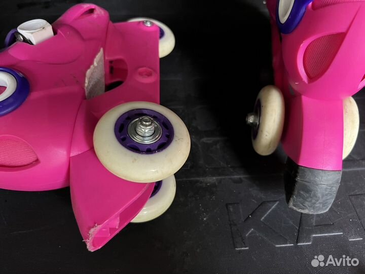 Роликовые коньки детские с защитой