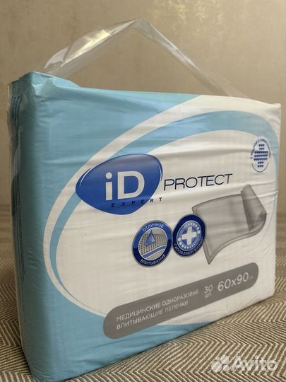 ID Пеленка медицинская Protect, 60 х 90 см