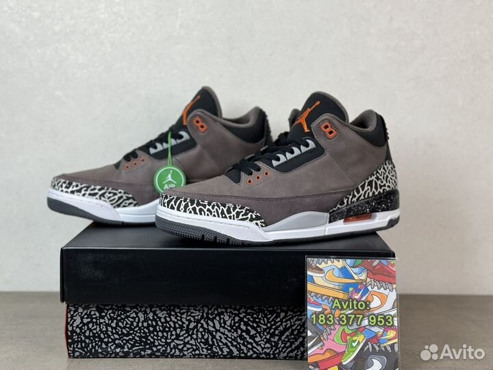 Кроссовки Nike Air Jordan 3 Retro Fear Pack