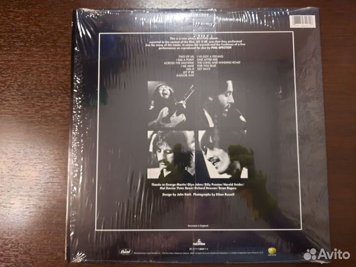 The Beatles - Let It Be, 1995, нов. пластинка