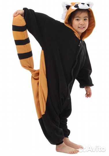 Пижама Кигуруми Красная панда Енот Premium