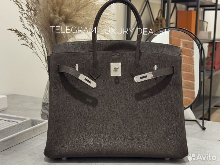 Сумка Hermes Birkin 35 Barenia Faubourg Ebene