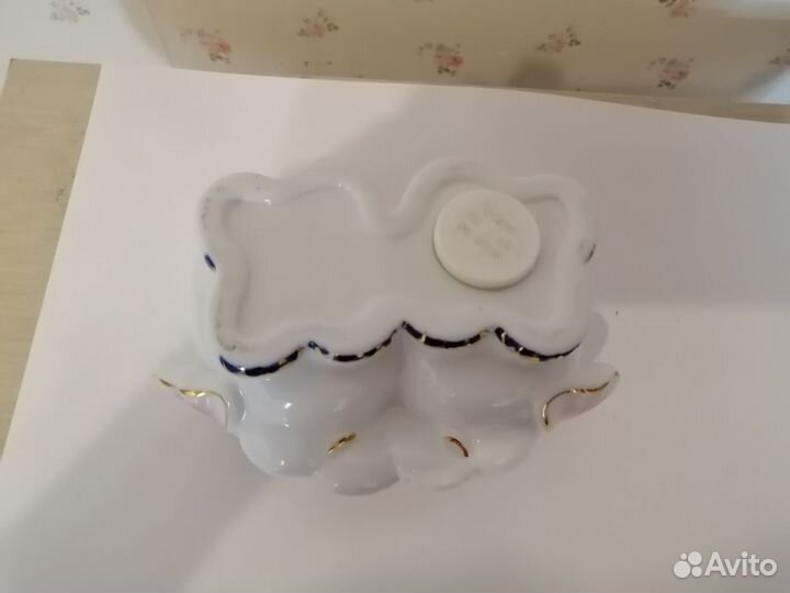Фигурка слонов - копилка. Керамика