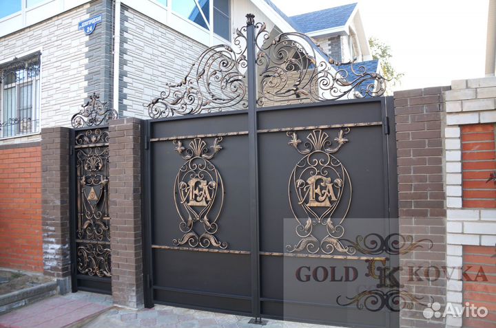Кованые ворота