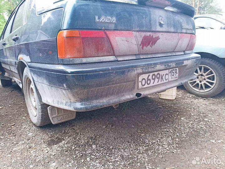 Задний бампер ваз 2115