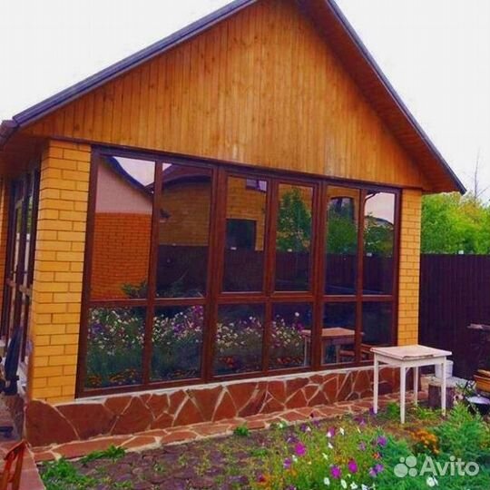 Пластиковые окна. остекление коттеджей