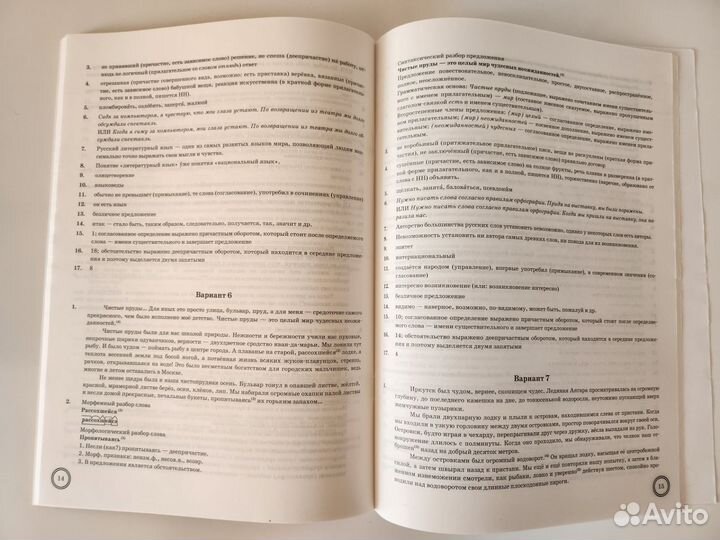 ВПР Русский язык 8 класс