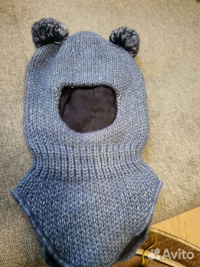 Шапка шлем для мальчика