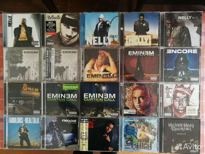 CD фирменные Rap, R'n'B, Reggae часть 2. Men