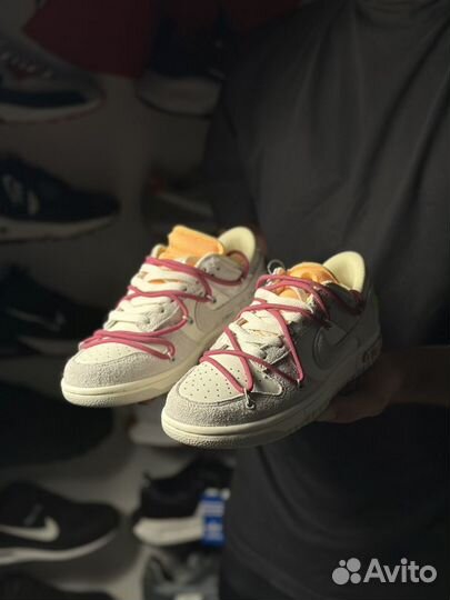 Кроссовки Nike dunk low off white