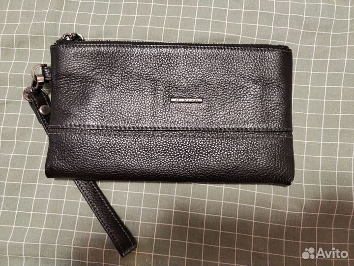 Клатч мужской кожаный