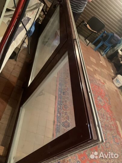 Дверь входная алюминиевая бу