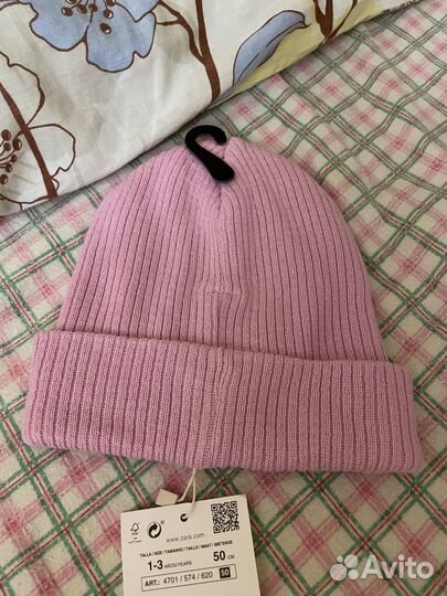 Шапка zara 1-3 новая оригинал