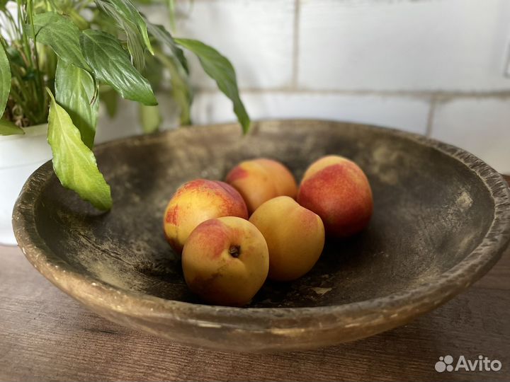 Посуда деревянная тарелка блюдо под фрукты