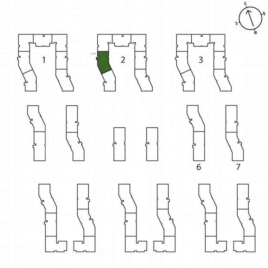 1-к. квартира, 39,8 м², 1/3 эт.