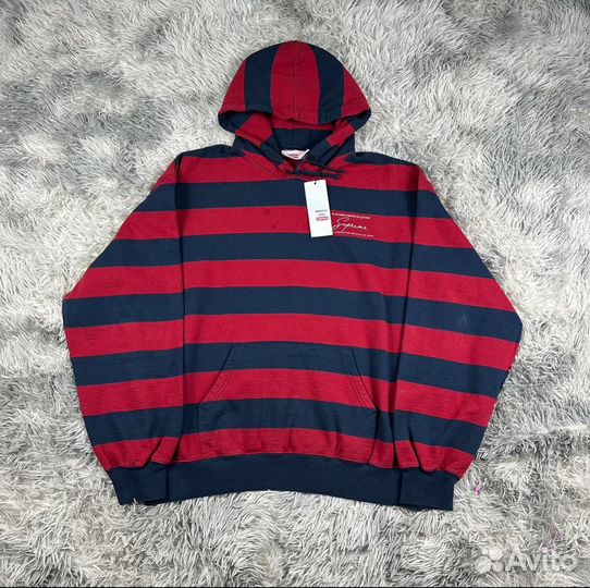 Худи Supreme x Martine Rose Red Black FW24 Week 4