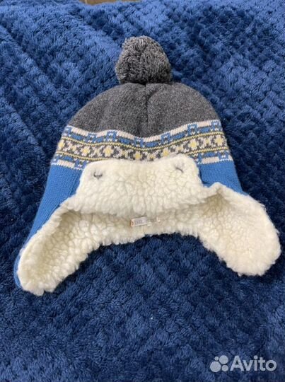 Новая Шапка(шерсть кашемир Португалия 2-6 месяцев