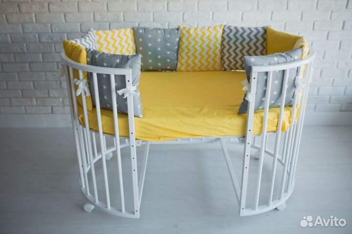 Детская кроватка круглая