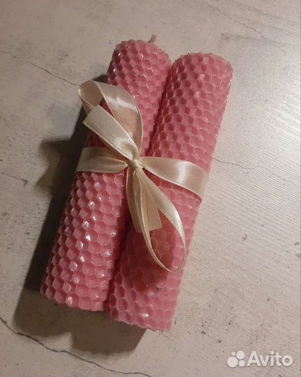 Свечи восковые ручной работы