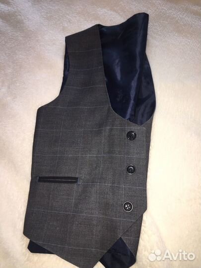 Школьная форма серая в клетку